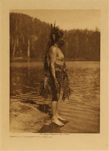 Ceremonial preparation for whaling 1915