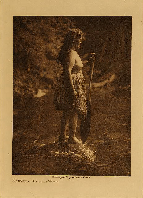 A shaman or medicine woman 1915
