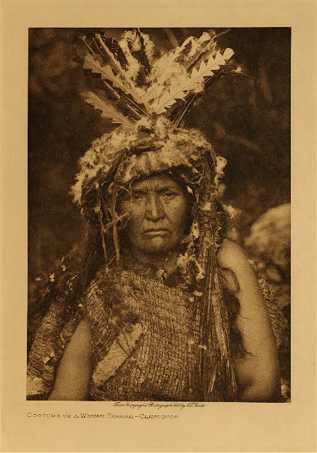 Costume of a woman shaman (Clayoquot) 1915