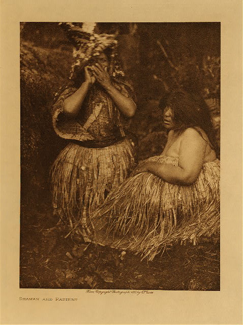 Shaman and patient 1915