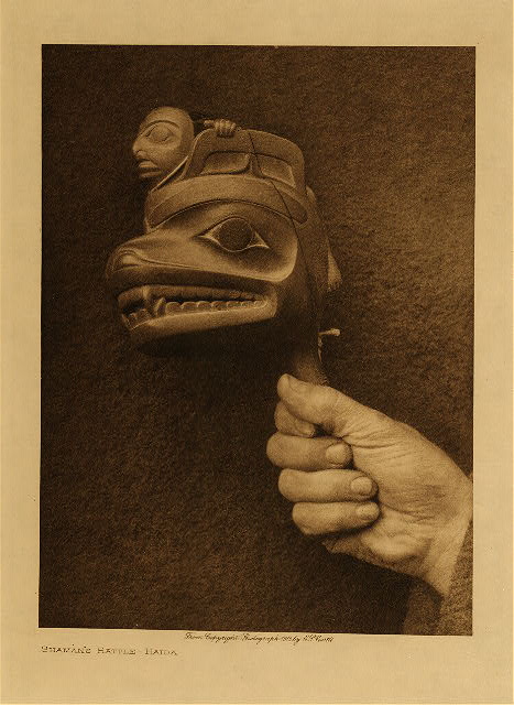 Shaman's rattle (Haida) 1915