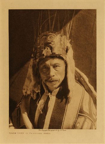 Raven chief of Skidegate (Haida) 1915