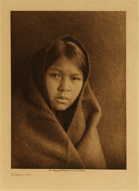 A Haida girl 1915