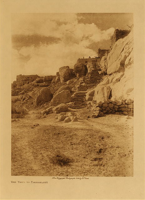 The trail to Shipaulovi 1906