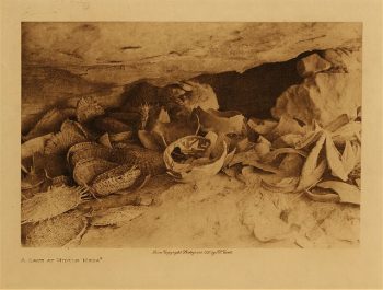 A cave at Middle Mesa 1921