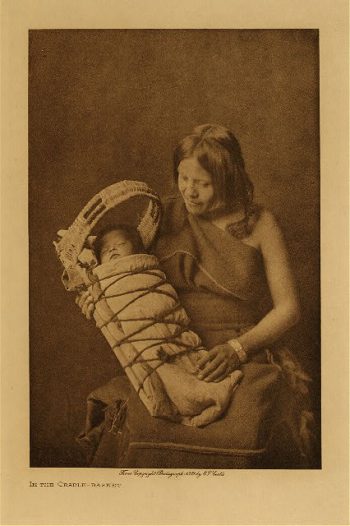 In the cradle-basket 1921