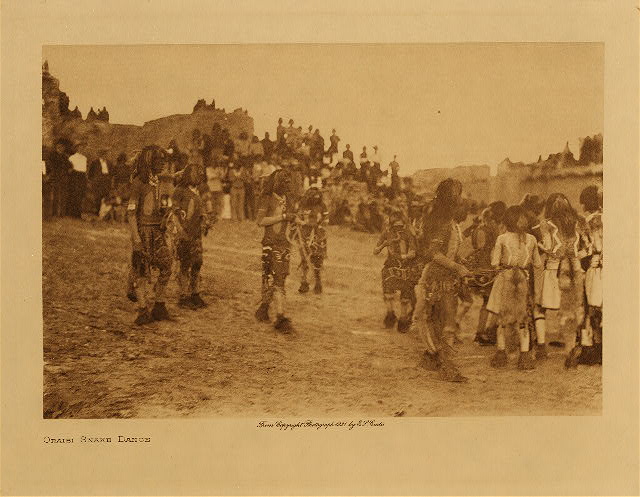 Oraibi snake dance 1921