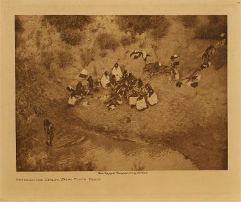 Entering the spring, Walpi flute dance 1907