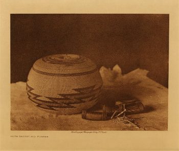 Hupa basket and purses 1923
