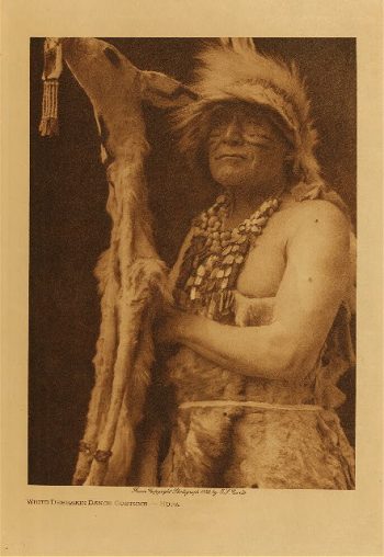 White deerskin dance costume (Hupa) 1923