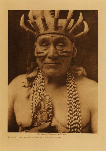 Obsidian bearer, White deerskin dance (Hupa) 1923