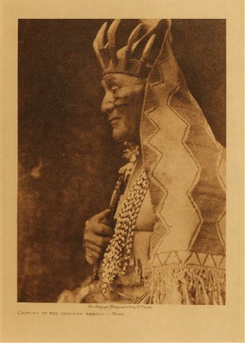 Costume of the obsidian-bearer (Hupa) 1923
