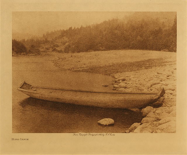Hupa canoe 1923