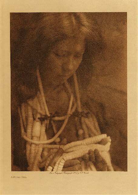 A Pomo girl 1924