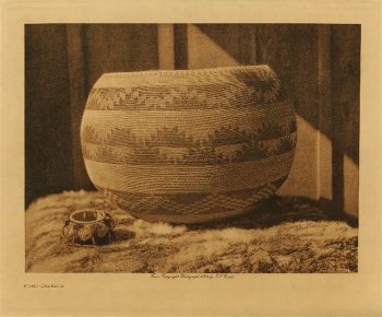 Pomo baskets 1924