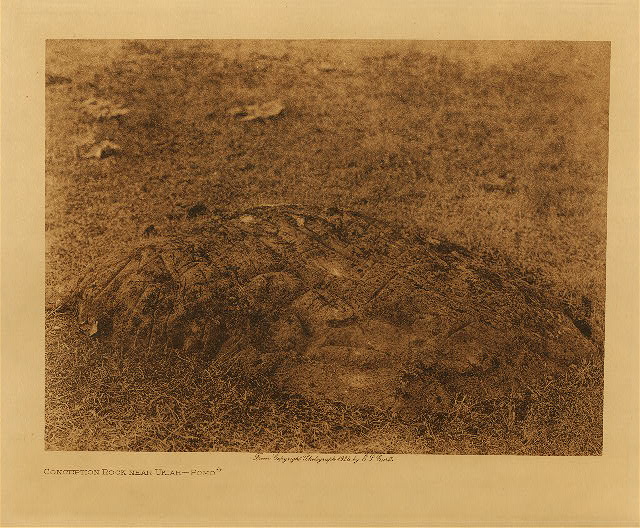 Conception rock near Ukiah (Pomo) 1924