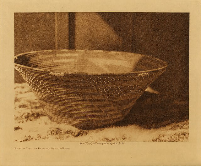 Basket used in puberty rites (Pomo) 1924