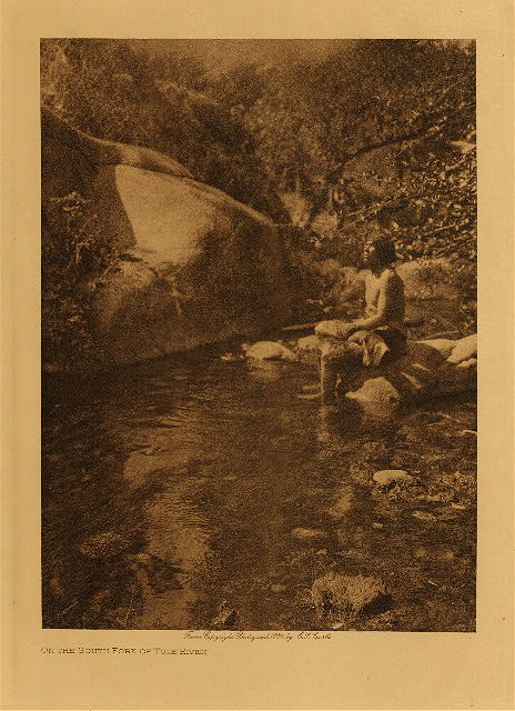 On the south fork of the Tule River 1924