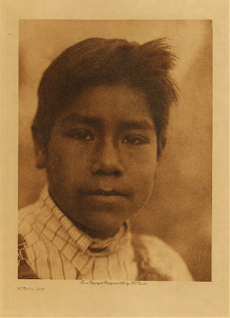 A Maidu boy 1924