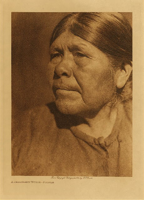A Chukchansi woman - Profile 1924