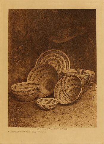 Baskets in the painted cave (Yokuts) 1924