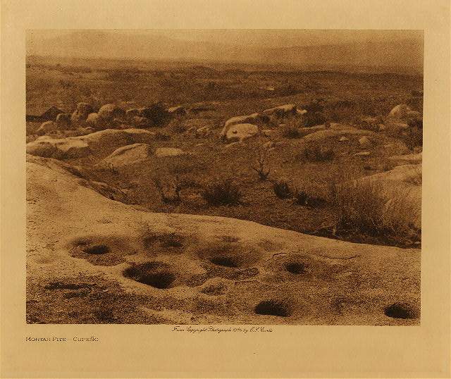 Mortar pits (Cupeño) 1924