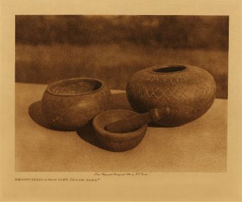 Streatite vessels from Santa Catalina Island 1924