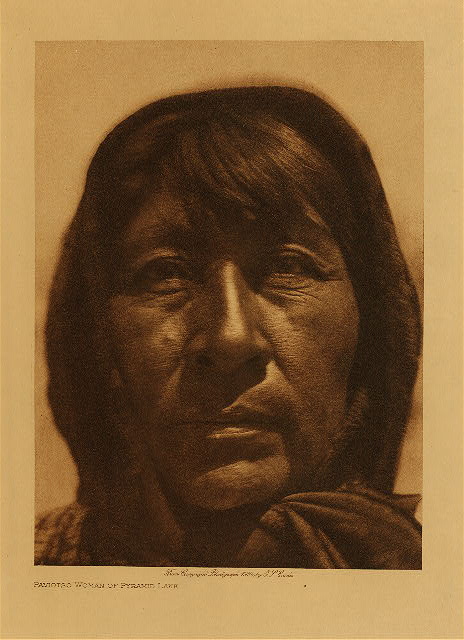 Paviotso woman of Pyramid Lake 1924