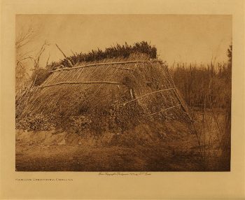 Primitive Chemehuevi dwelling 1924