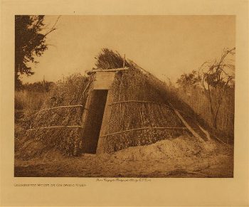 Chemehuevi house on Colorado River 1924