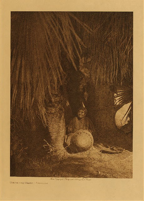 Under the palms (Cahuilla) 1924