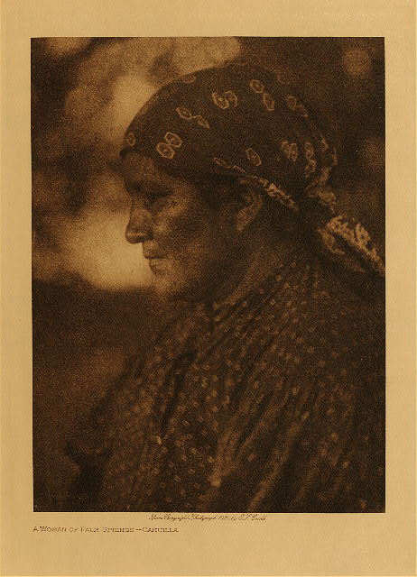 A woman of Palm Springs (Cahuilla) 1924
