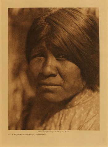 A young woman of Campo (Digueño) 1924