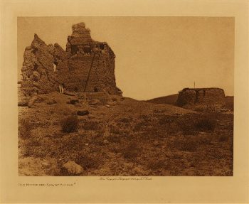 Old house and kiva at Picuris 1925