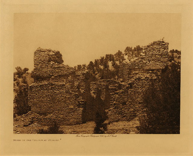 Ruins of the church at Gyusiwa 1925