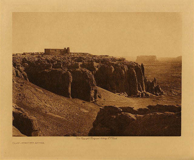 Cliff-perched Acoma 1904
