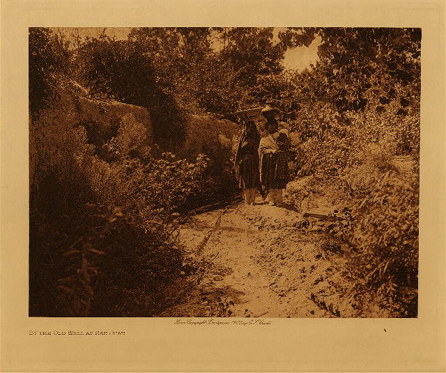 By the old well at San Juan 1905