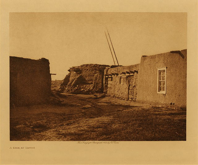 A kiva at Nambe 1905