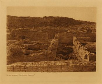 Monastery and church at Hawikuh 1925