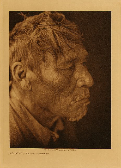 Nasurethur, profile (Chipewyan) 1926