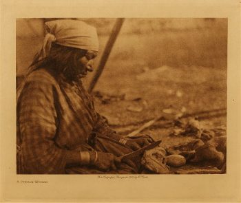 A Piegan woman 1926