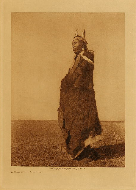 A Blackfoot soldier 1926