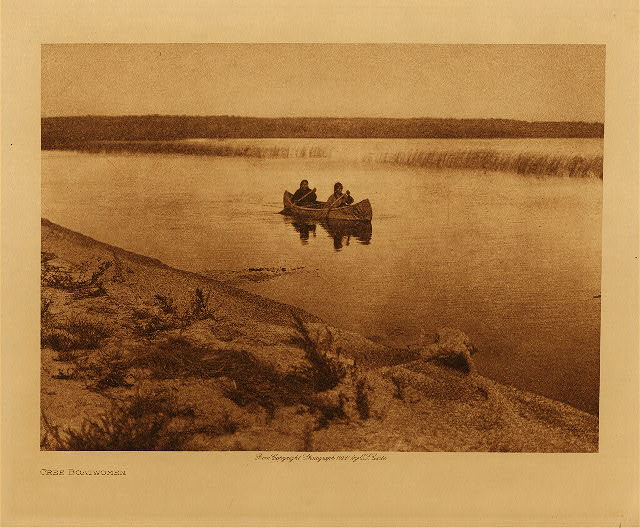 Cree boatwomen 1926