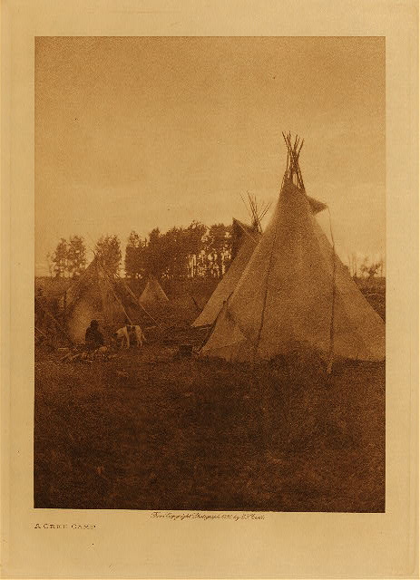 A Cree camp 1926