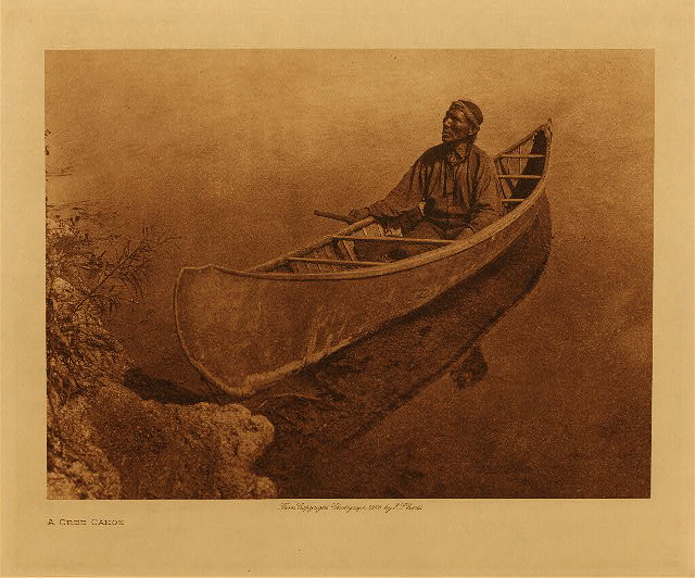 A Cree canoe 1926