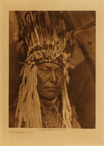 A Piegan war-bonnet 1926