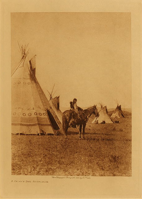 A chief's son (Assiniboin) 1926