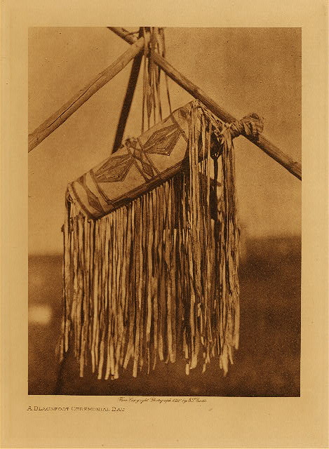 A Blackfoot ceremonial bag 1926