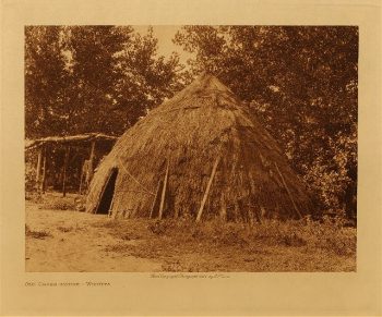 Old grass-house (Wichita) 1927