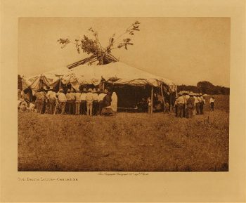 Sun dance lodge (Cheyenne) 1927